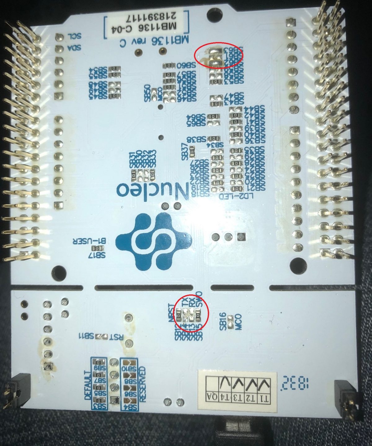 Using UART3 as virtual COM on Nucleo64 / STM32L476 embedded